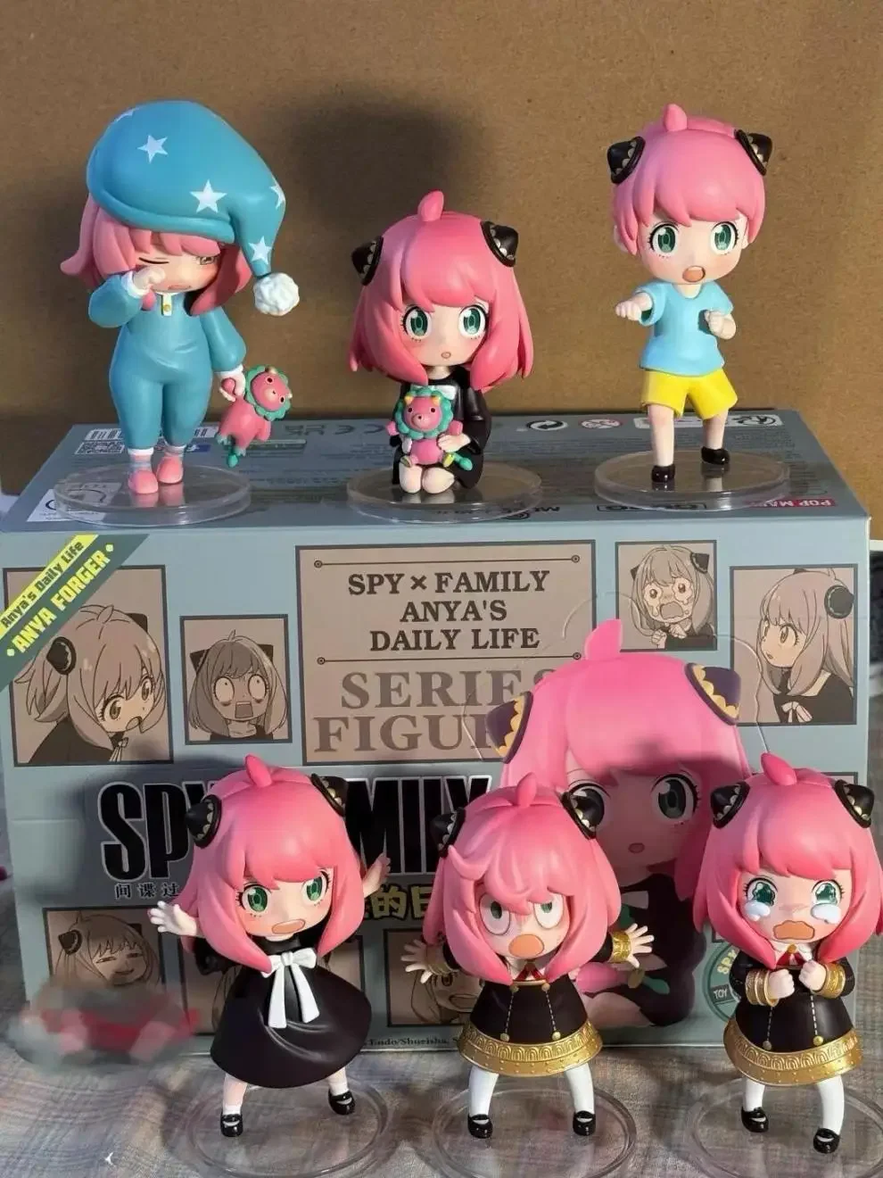 2026 SPY×FAMILY Anya Forger Blind Box, Anime-Figurenset, Niedliches Kawaii-Sammlerstück, Schreibtischdekoration & Geburtstagsgeschenk für Fans – Detail 9