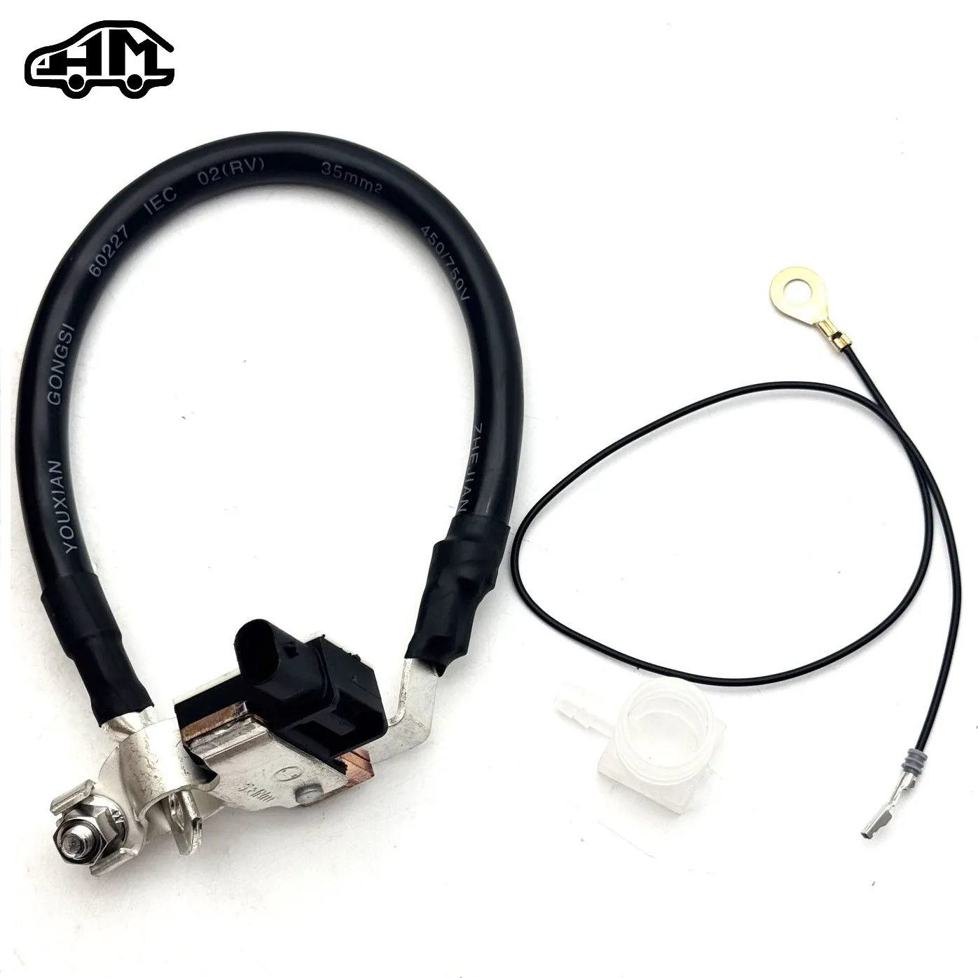 OE:9Y0915181A 9Y0915107 9Y0915105 9Y0915105QY 9Y0915105LY New High Quality 2Pins Battery Cable For Porsche Cayenne 2018-2023