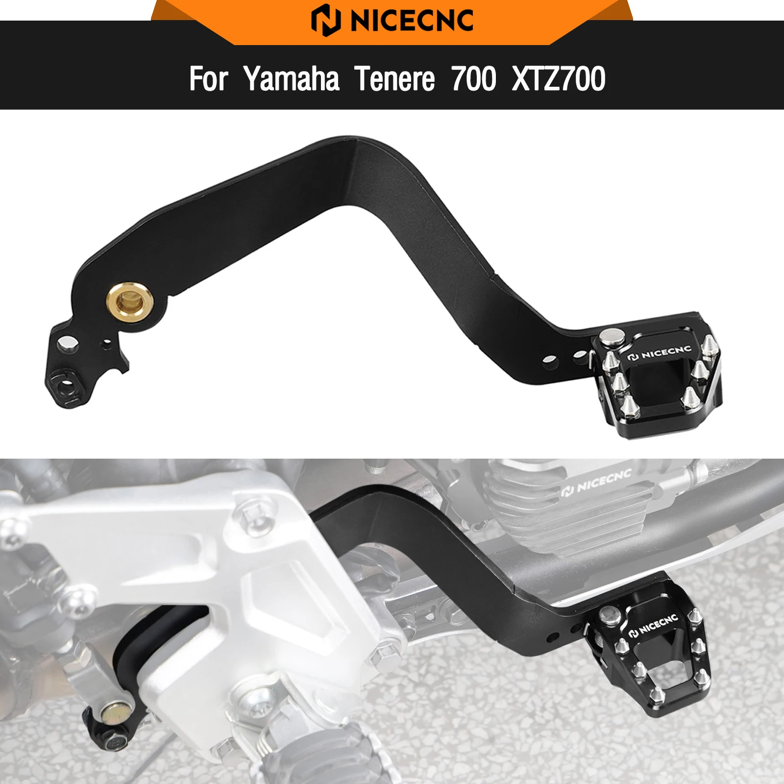 

For Yamaha Tenere700 T700 XTZ 700 2019-2024 Rear Brake Lever Pedal Tenere 700 World Raid World Rally Extreme XTZ700 TENERE700