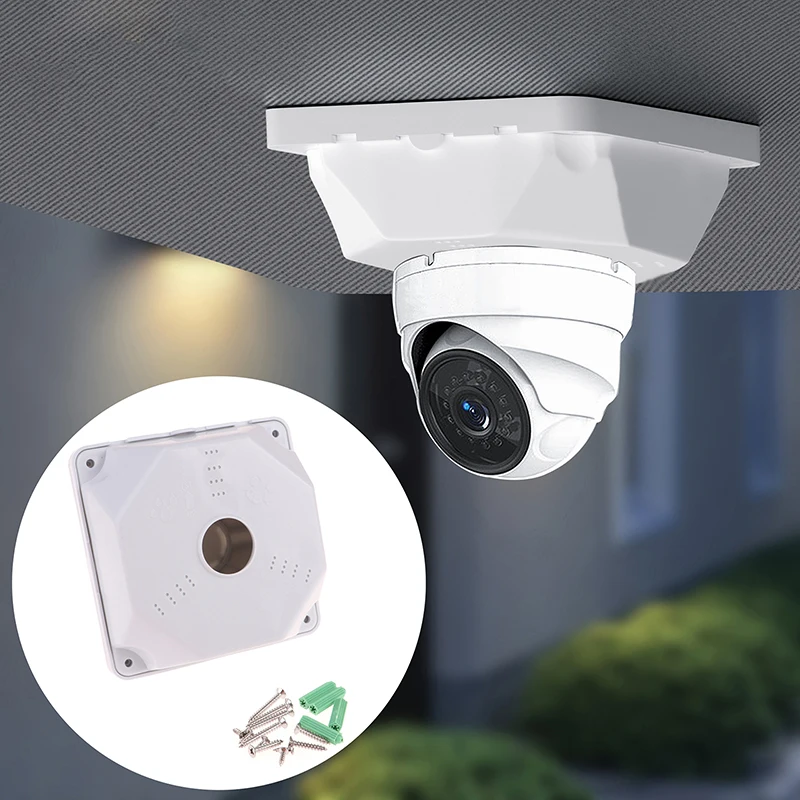 New Wall Hanging Ceiling Dome Box Waterproof Junction Box For Camera Brackets Accessories For Cameras Surveillance Dome Brackets view 4