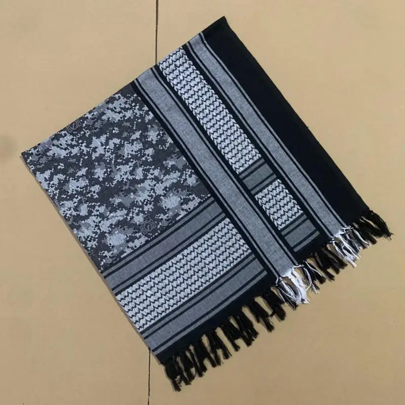 39BD Arab Turban Arab Keffiyeh Men Turban Shemagh Desert Scarf