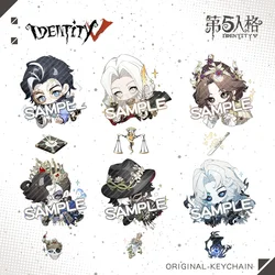 New Identity Ⅴ Cute Keychain Grace Joseph Jack Alva Lorenz Mary Cartoon Pendant Key Ring Backpack Jewelry Cosplay Badge Gift