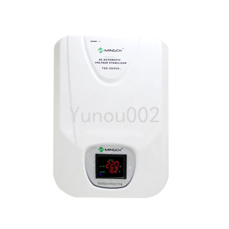 Ac 1kva 3kva 5kva 10kva Wall Mounted Relay/Servo Type Air Conditioner Power Stabilizer 220v Voltage Regulator MINGCH