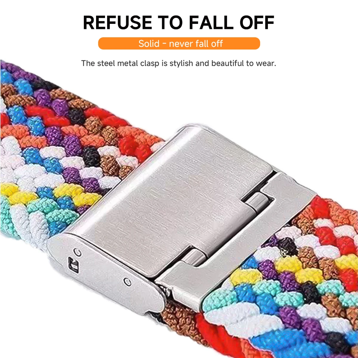 สายรัดไนลอนสําหรับ Xiaomi Smart Band 8 9 เปลี่ยน Bracelect สายนาฬิกาเข็มขัด Xiaomi Band8 หัวเข็มขัดโลหะสายรัดข้อมือ