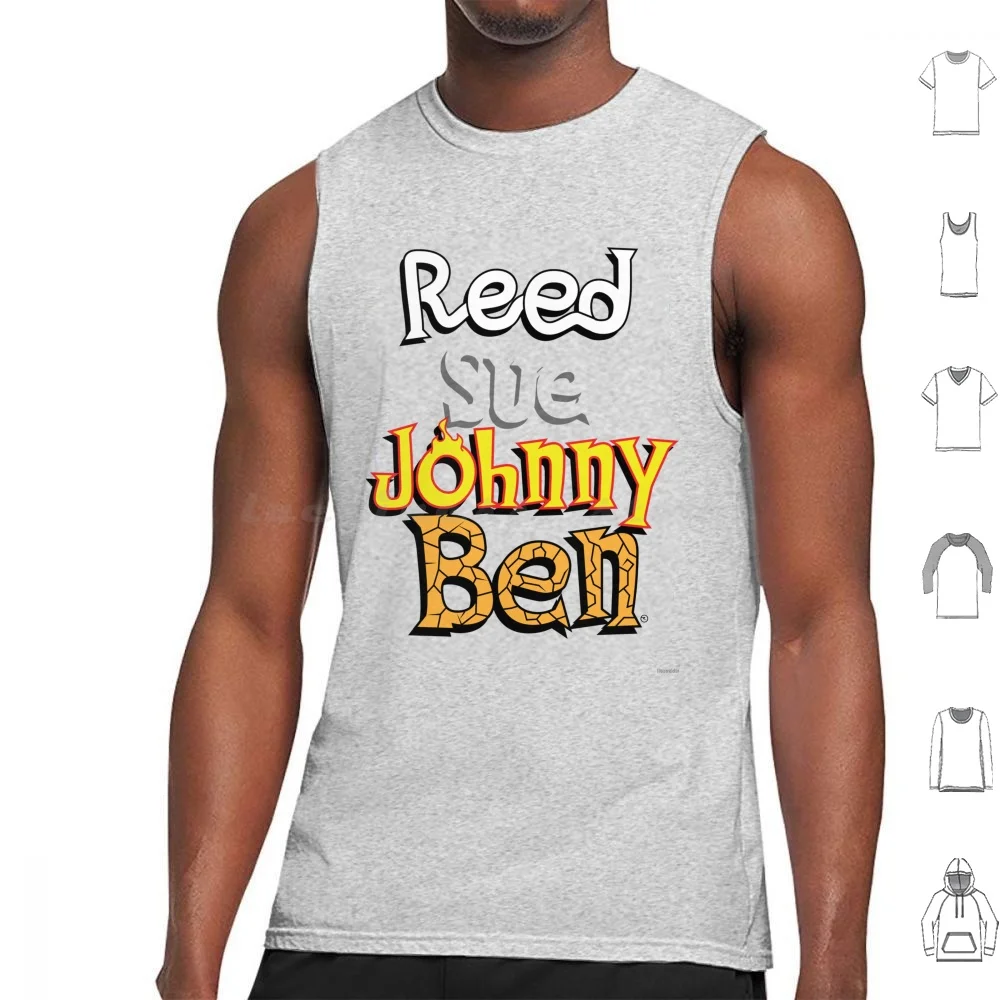 The Fantastic Tank Tops Vest Sleeveless Illestraider Comics Johnny Sue Richards Reed Richards Ben Grimm