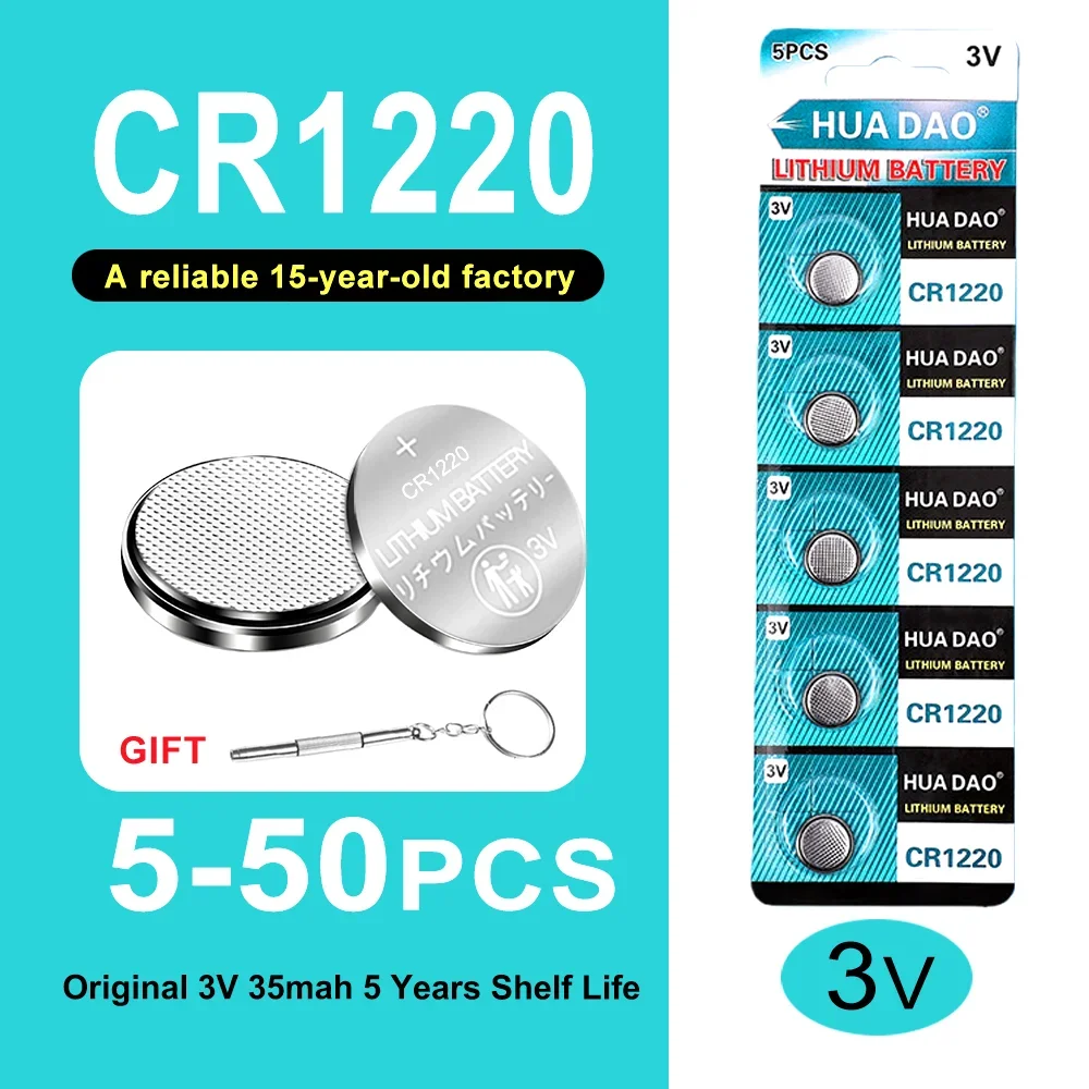 5-50Pcs CR1220 DL12…