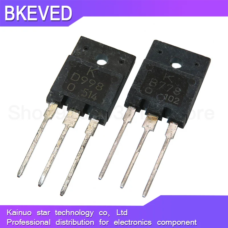 5PCS 100% New original 2SA1746 2SC4131 2SB778 KTB778 2SD998 KTD998 A1746 C4131 B778 D998 TO-3PF TO3PF