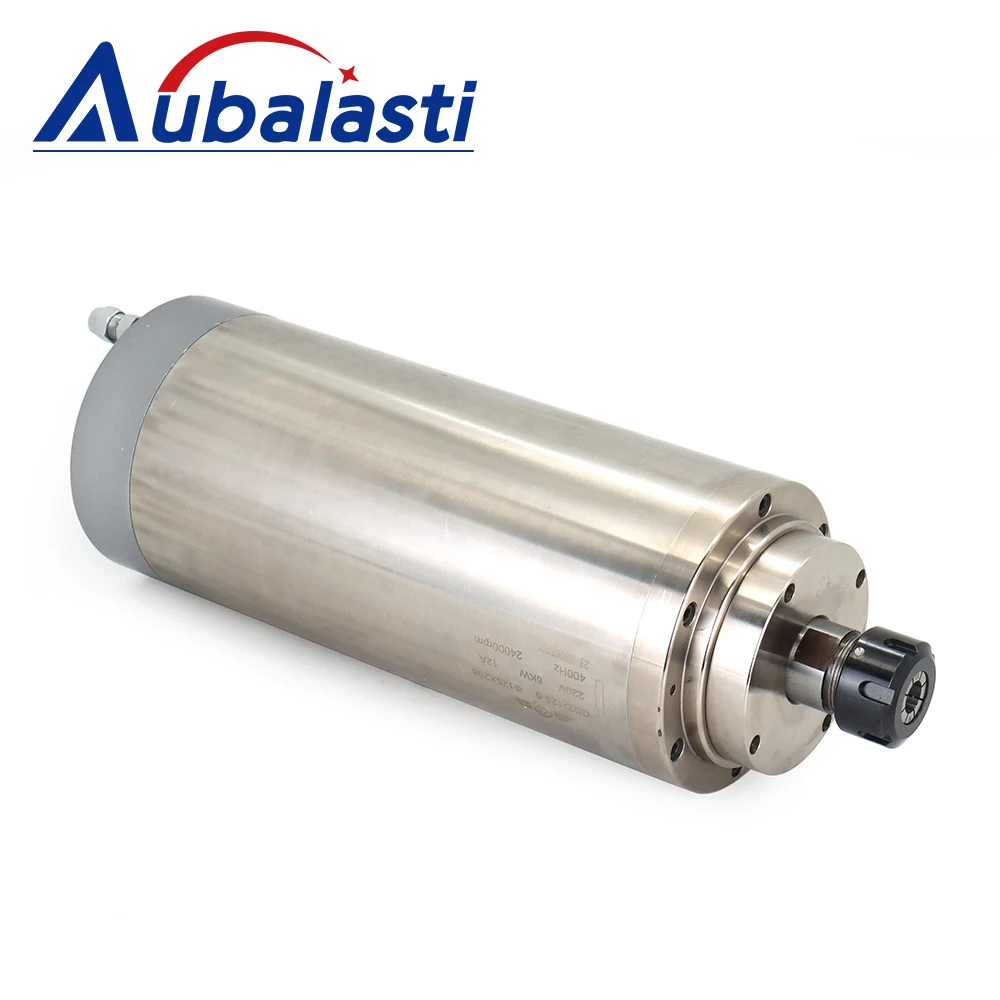 Aubalasti 5.5KW น้ำ Cooling แกน GDZ125-5.5 ER25อินเวอร์เตอร์ AT1 5.5KW อินพุตเดี่ยว220V 3Phase 220VAC