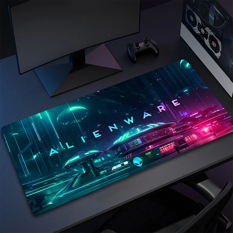 【希少】Alienware 純正マウスパッド（F836R)&プレミアムステッカー Alienware Gamer Mouse Pad Gaming Deskmat Laptop Accessories