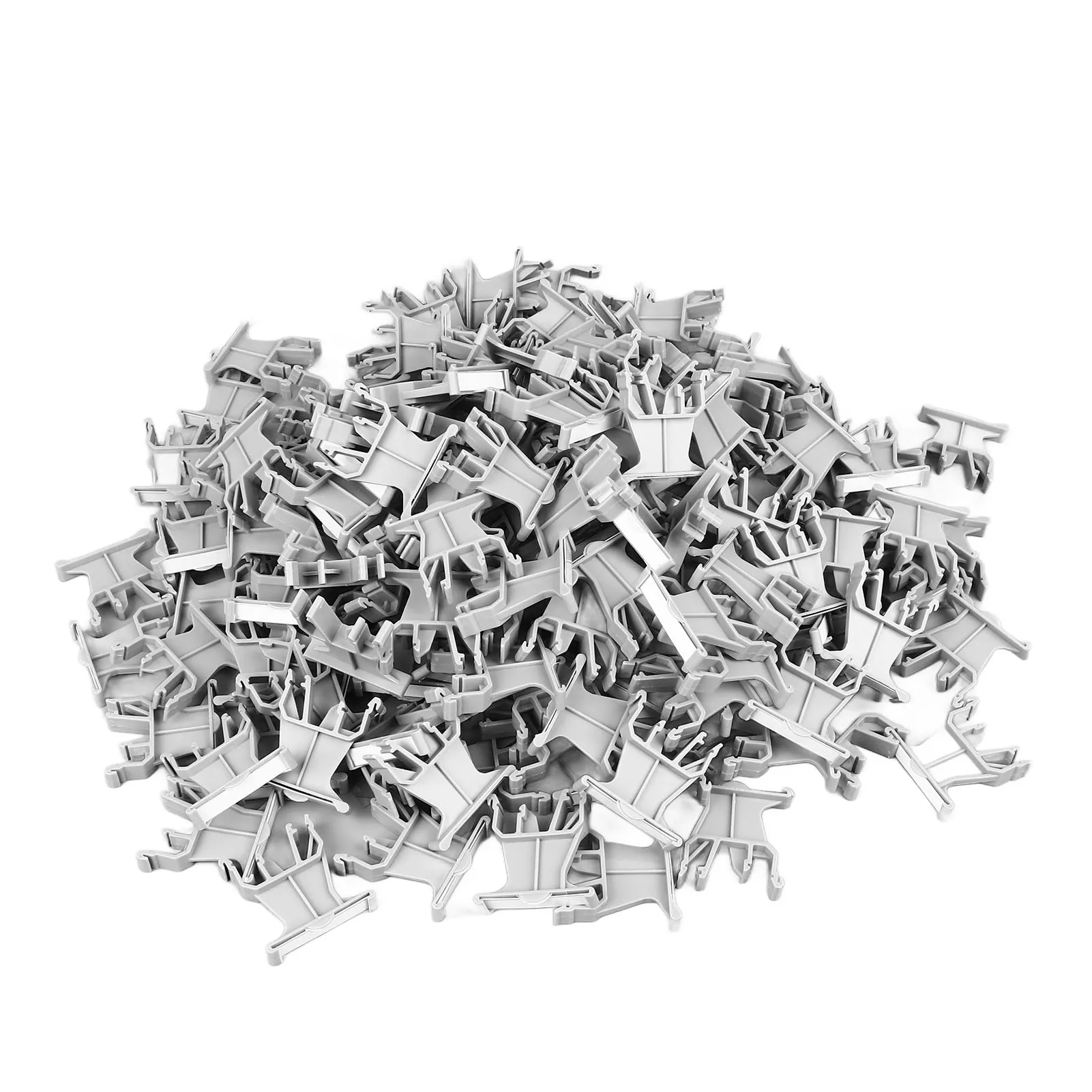 100 stuks Terminal Marker Carrier Holder 35mm DIN Rail Installatie Universeel UK B1 Markeringsetiket voor bedrading