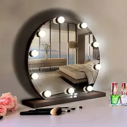 Hollywood Style Vanity Mirror Lights Kit Adjustable Color And Brightness With 10 LED Light Bulbs Fixture Strip For Makeup