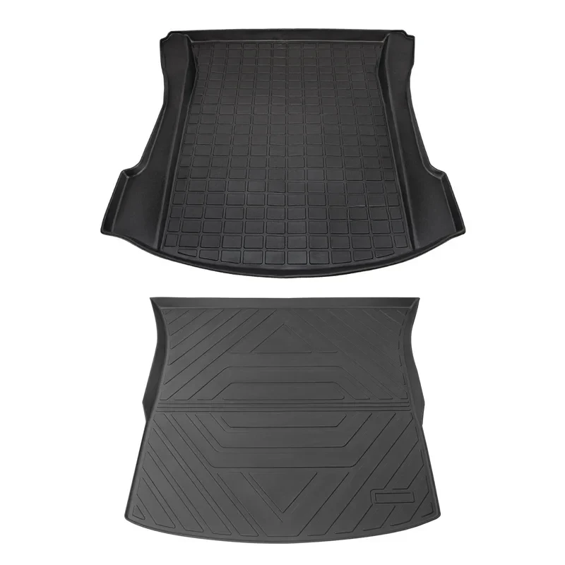 Alfombrilla para maletero trasero Tesla Model 3 Y 2023, caja de almacenamiento TPE, almohadillas, forro de carga, alfombrilla protectora