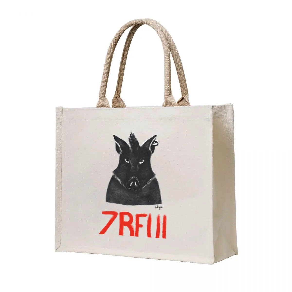 

Boar zbeul Tote Bag Reusable bags canvas tote bags foldable reusable bag Canvas shoulder bag