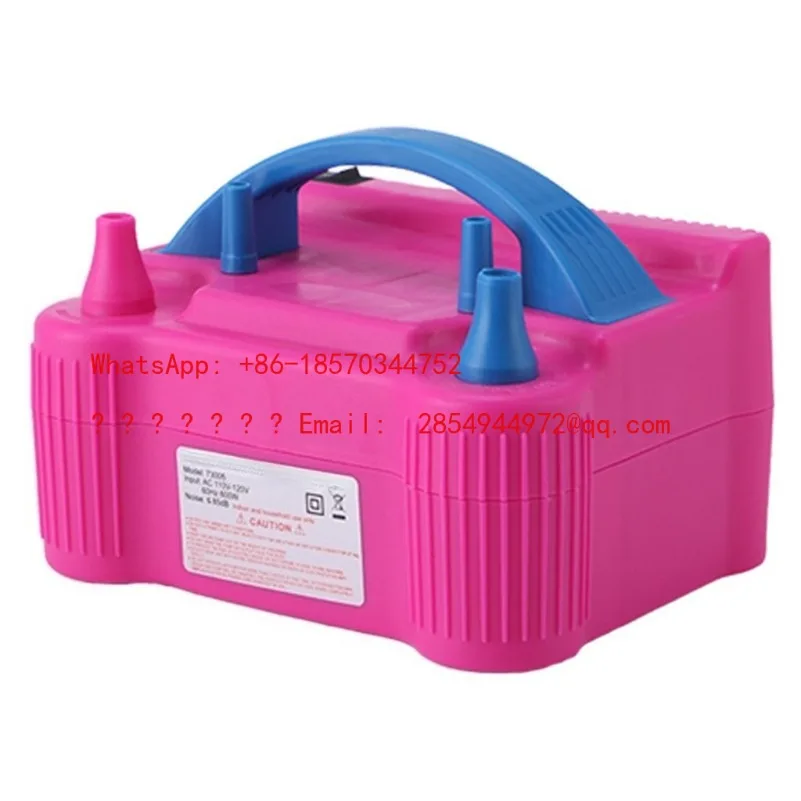 

L 110V Вольт Электрический воздушный шар Машина с двойным отверстием Электрический насос для воздушных шаров