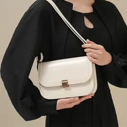 TOUTOU damska torba na ramię brązowa Retro wszechstronna torebka z PU minimalistyczna torba pod pachami pojedyncza torba na ramię Crossbody dla kobiet