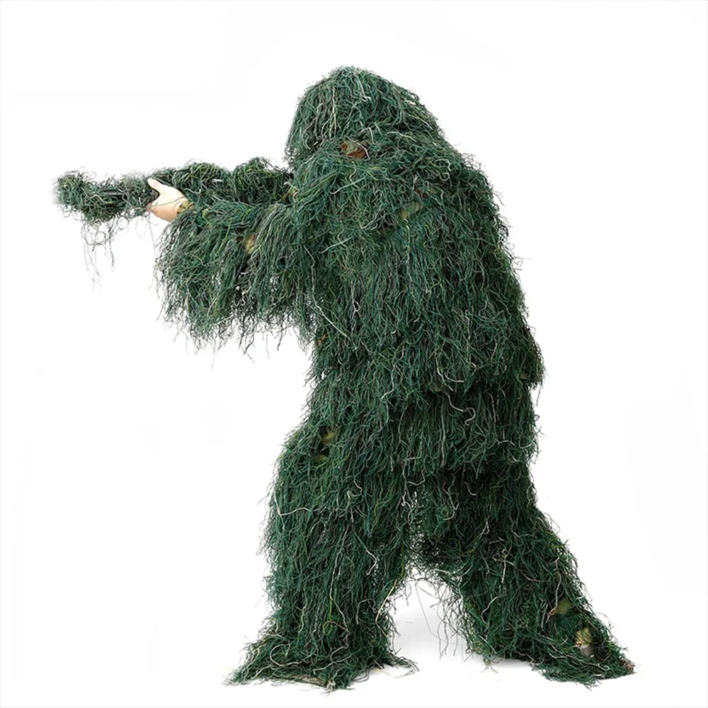 5 قطع الكبار موقع قراء البدلة هنتر التمويه الملابس جيلي دعوى الصيد دعوى الطيور الملابس #3