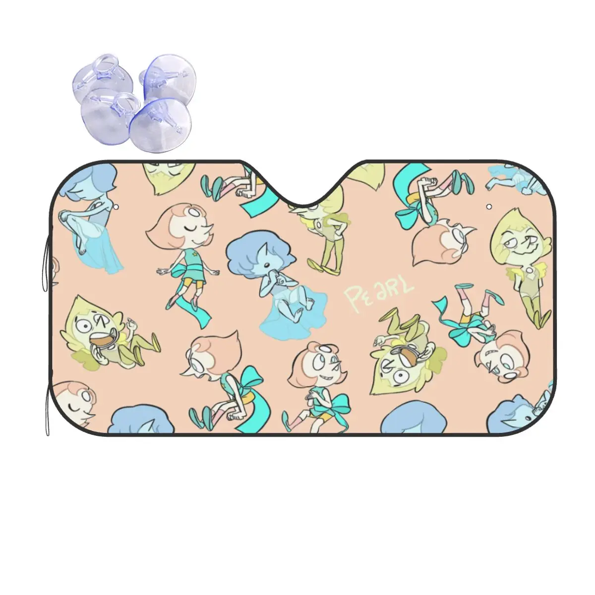 Steven Universe Cartoon Foldable Sunshade Windscreen 70x130cm Anime Collage Foils Car Sunshade Car-styling