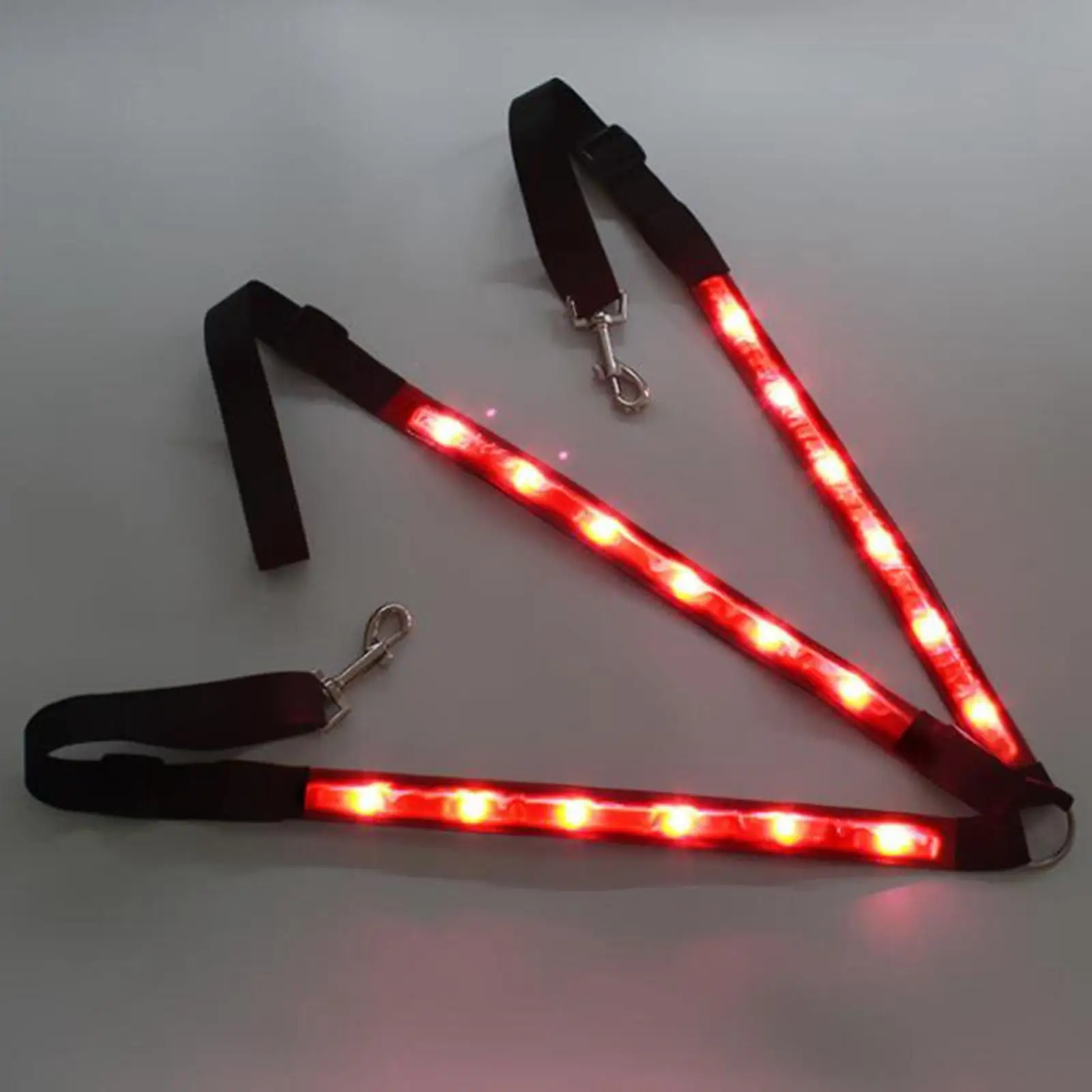 LED Horse Breastplate Collar Harness LED Strips Horse Chest Strap Battery Operated Belt Adjustable Equestrian Safety Gear