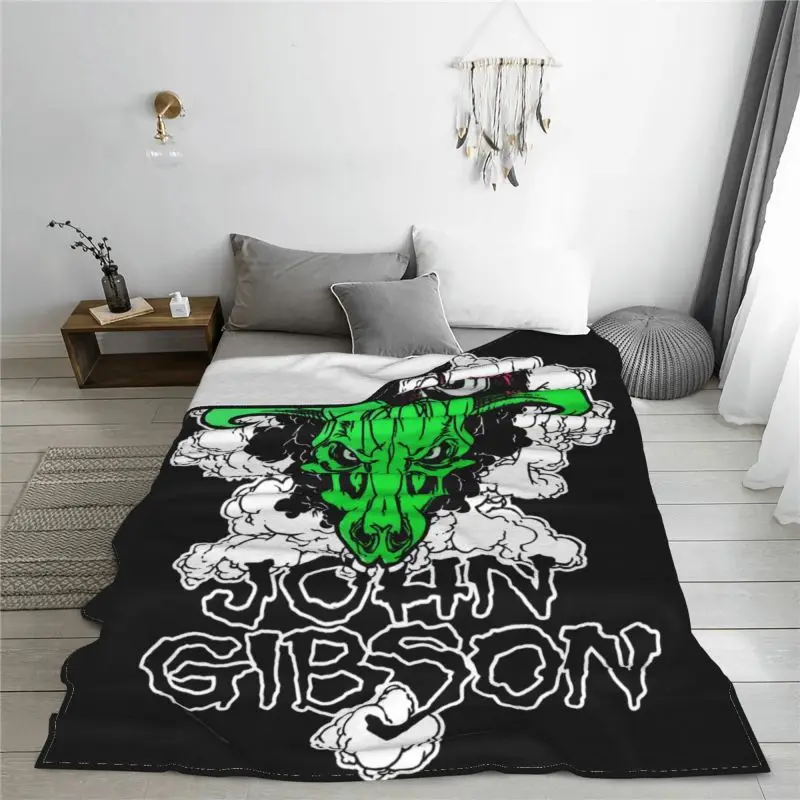 Zorlac John Gibson Skateboard Deck Logo Blanket Thick Thicken Super Soft Cover Blanket Home Decotation