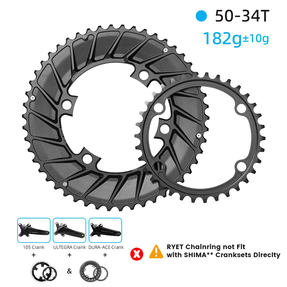 LEXON 道路フルカーボンクランクセット超軽量自転車クランク 29