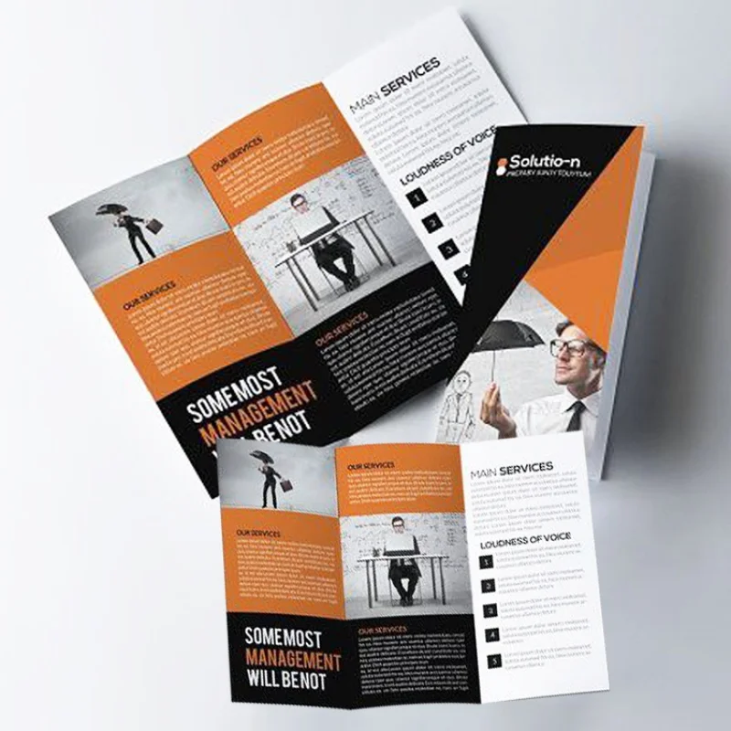 Aangepaste Product. Service Topkwaliteit A4 A5 Flyer Afdrukken Poster Aangepast Formaat A6 Handleiding/Tijdschrift/Catalogus/Brochure/Fly