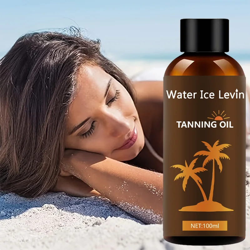 Hydrating Tanning Oil with Hyaluronic Acid & Collagen for Sm