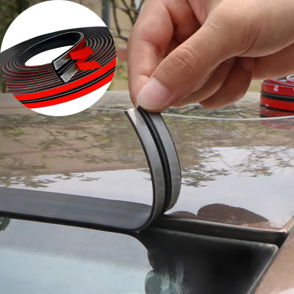 

Car T-type Sealing Strip Front Windshield Skylight Window Top Dust and Waterproof Strip Car Roof Skylight Seal Protection Strip