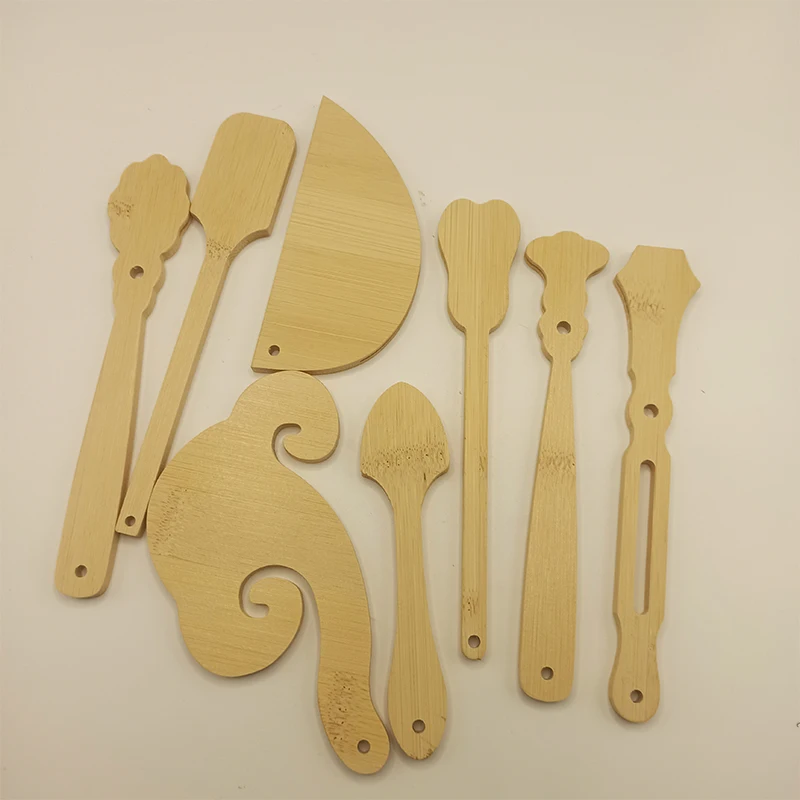 Handheld Fan Handle DIY Making Kit Bamboo Stick Craft Sticks Chinese Style Handle Reusable Replacement Fan Accessories