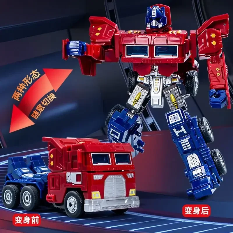 Transformers Optimus Prime Warrior Truck Car modello trasformabile giocattolo per bambini Boy Transform Robot Holiday Gift Collection