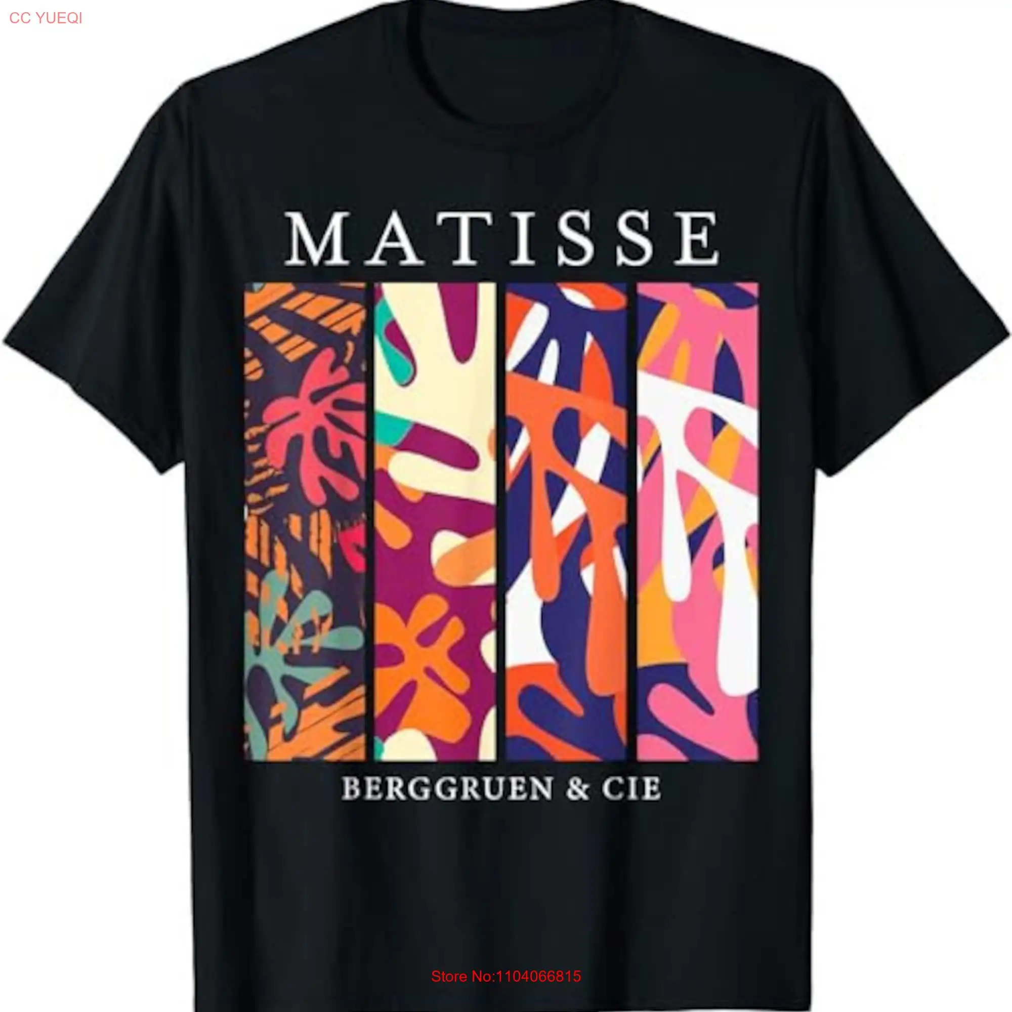 T-shirt manches longues ou courtes Henri Matisse, sweat-shirt, découpé, amoureux des arts, enseignants, 101249