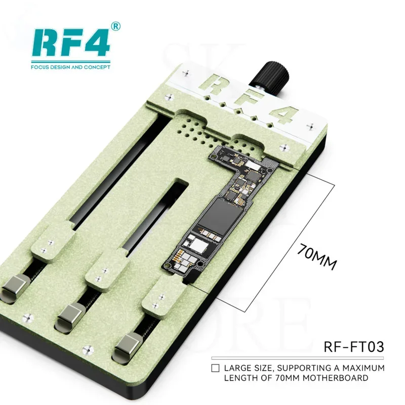 Móvel Chip Motherboard Fixture, PCB Clamp, SMD Clamp, IC Operação Fixture, Resistência à temperatura, RF4 FT03, Reparação