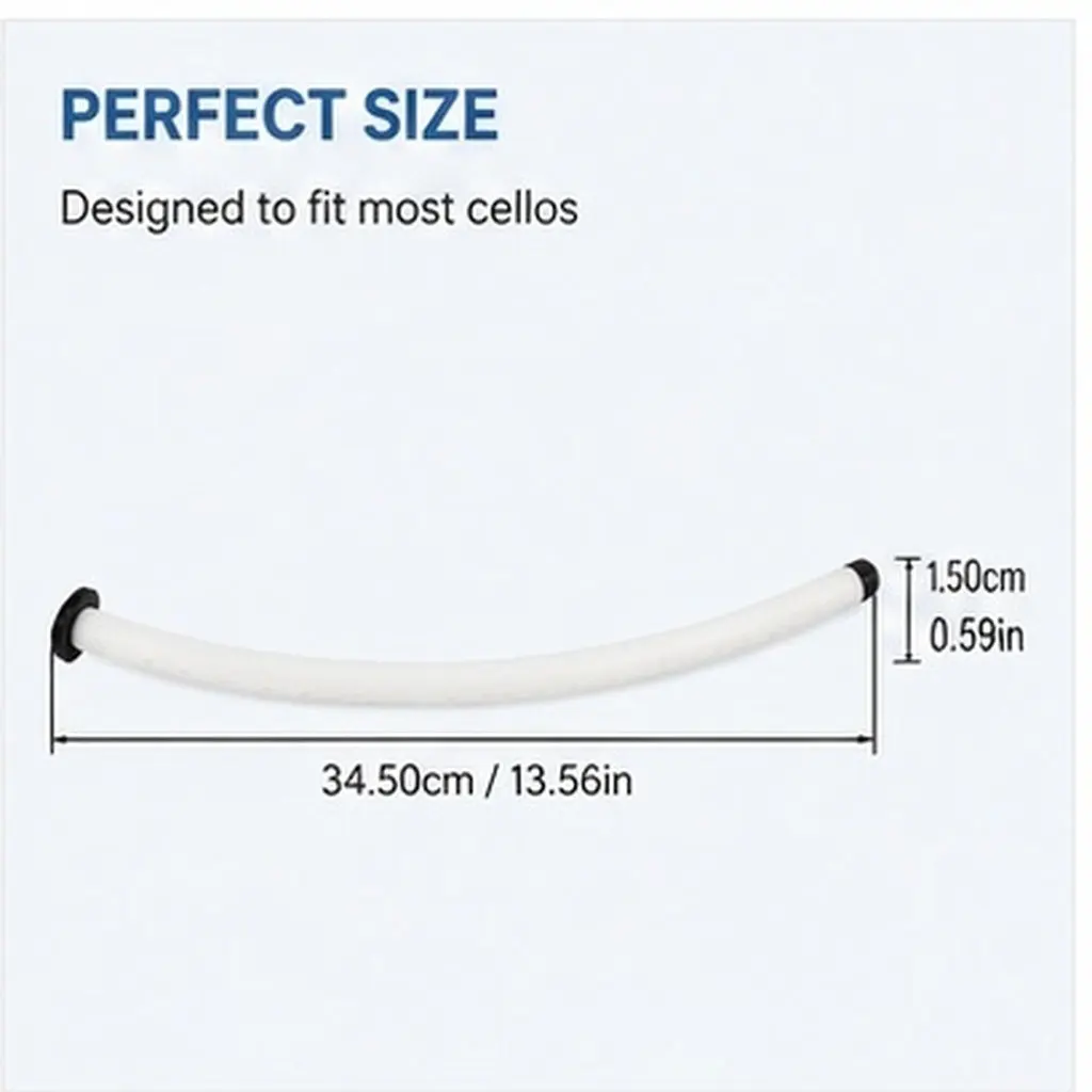 Cello Panel Humidifier with Rubber Body for Sound Hole Use Prevents Cracking Warping in Low Humidity Ensures Stable Tone Quality