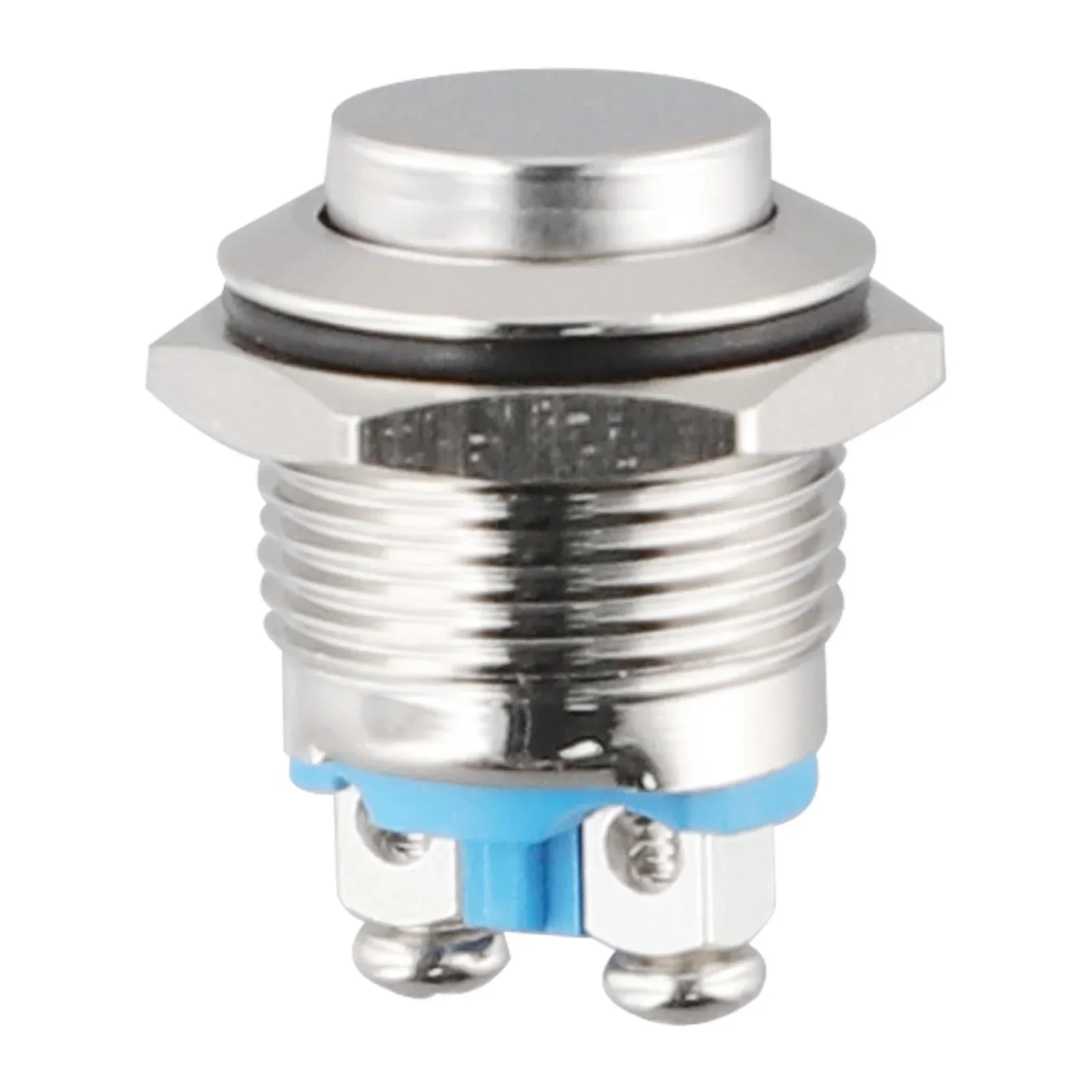 Self Return Metal Push Button Switch 16mm Diameter Weatherproof Easy Installation Vandal proof Stainless Steel