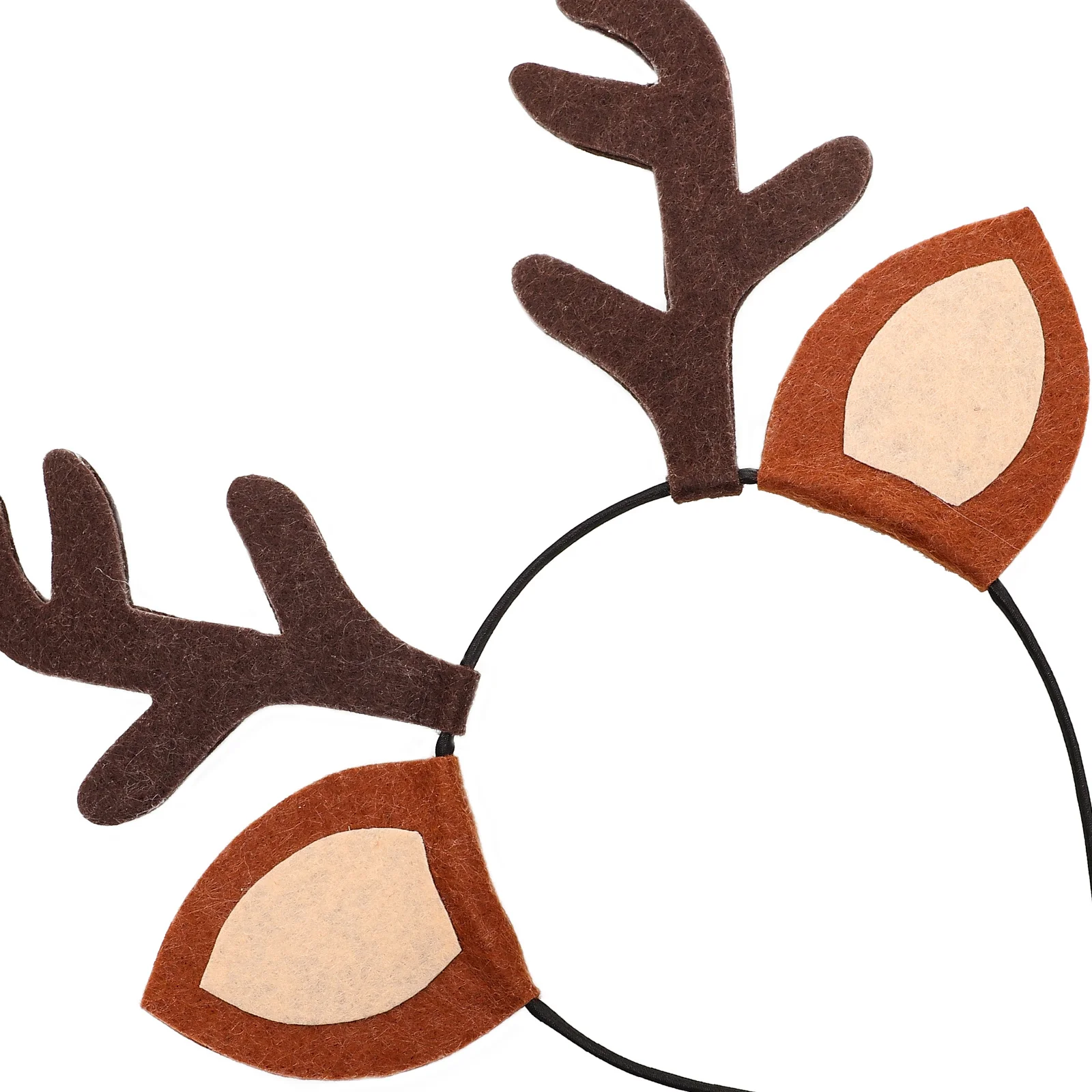 1세트 순록 뿔 머리띠 동물 귀 의상 소녀용 코스프레 파티 할로윈 카니발 튜튜 스커트 보타이 꼬리 액세서리