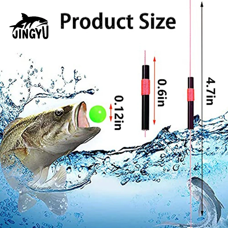 

JINGYU 10PCS Rock Fishing Sliding Float Cotton Thread Knot, Lu Ya Three-color Stop Thread Cotton Thread Knot Composition Product