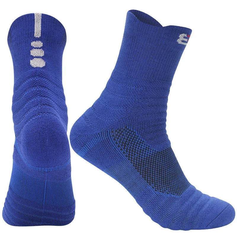 Outdoor Basketball Sock Professional Performance Elite Sports Fitness Running Cycling Athletic Compression Quarter Socks Men Boy