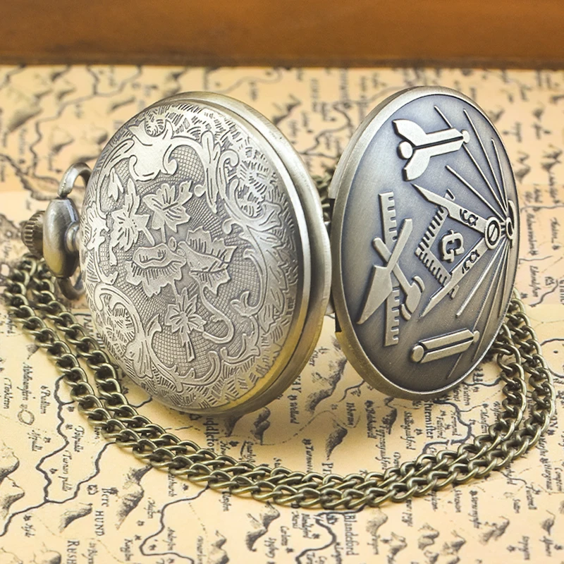 Винтажные бронзовые стимпанк оптом дешевые кварцевые карманные часы ожерелье кулон цепочка для часов мужская женская цепочка коллекция подарок