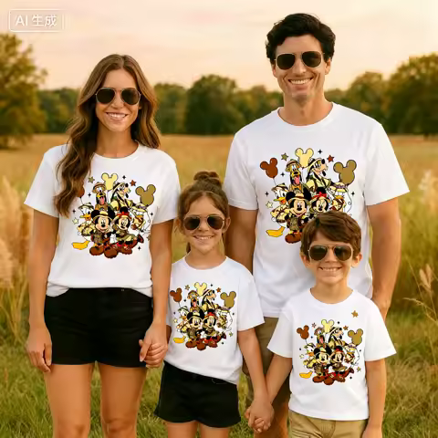 26 Disney Animal Kingdom Mickey Safari T Shirt Lion King Sweatshirt Mickey Friends Wild About Minnie Cotton Parent Child Tee Top