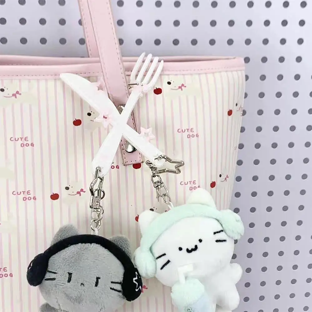 

New Cartoon Cute Musical Notes Carabiner Ins Acrylic Backpack Hanging Hollow Buckle Keychain Phone Cases Pendant DIY Accessories