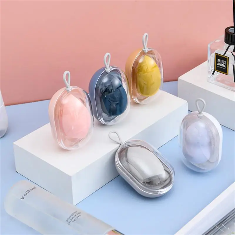 Capsules spatiales de maquillage, nouveau Style, boîtes de rangement anti-poussière pour œufs, transparentes et respirantes, accessoires de maquillage pour femmes, outils de beauté, 1 à 5 pièces