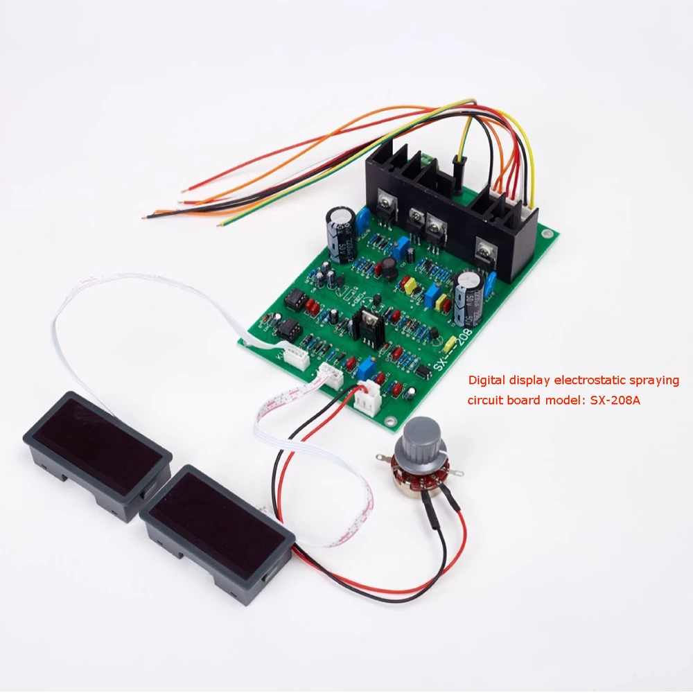 Manual Electrostatic Powder Coating Gun Shell Kit Including Powder Spray Gun Body And HV Cascade Modular Waterfall