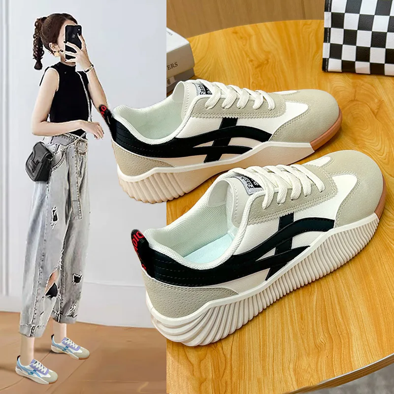 2024 hot selling women's fashionable casual sports shoes, breathable and comfortable casual shoes, outdoor jogging sports shoes