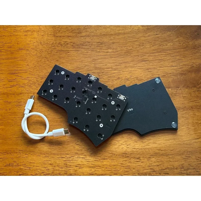 Corne V4 Dwarf Axis Split Keyboard Kit Customized Fr4 Wired Hotswap  Gaming Mechanical Keyboard Kit Support Ergonomics Vial/Qmk