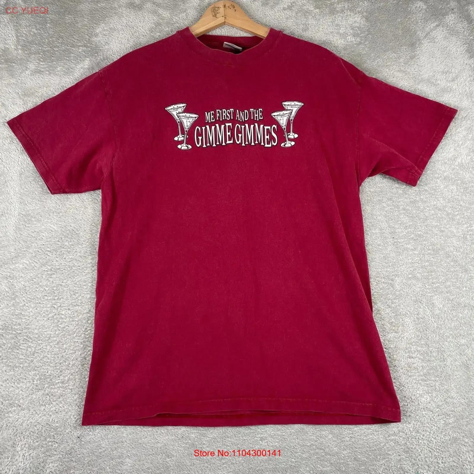 Vintage Me First and the Gimme Gimmes T Shirt Mens Large Punk Rock Band vintage Washed Stretched streetwear Unisex Comfortable