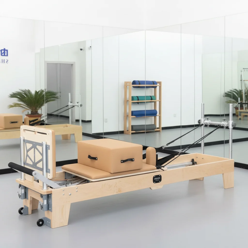 

Modern Minimalist Design Wooden Pilates Core Bed Suitable for Gyms and Health Centers