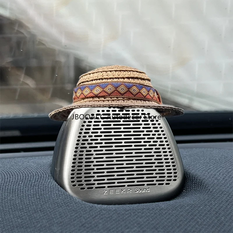 

Для Geely ZEEKR 7X 001 007 GT центральная розетка для динамика, украшения в стиле ретро, соломенная шляпа, звуковая крышка, приборная панель, аудио, украшение для стайлинга автомобилей