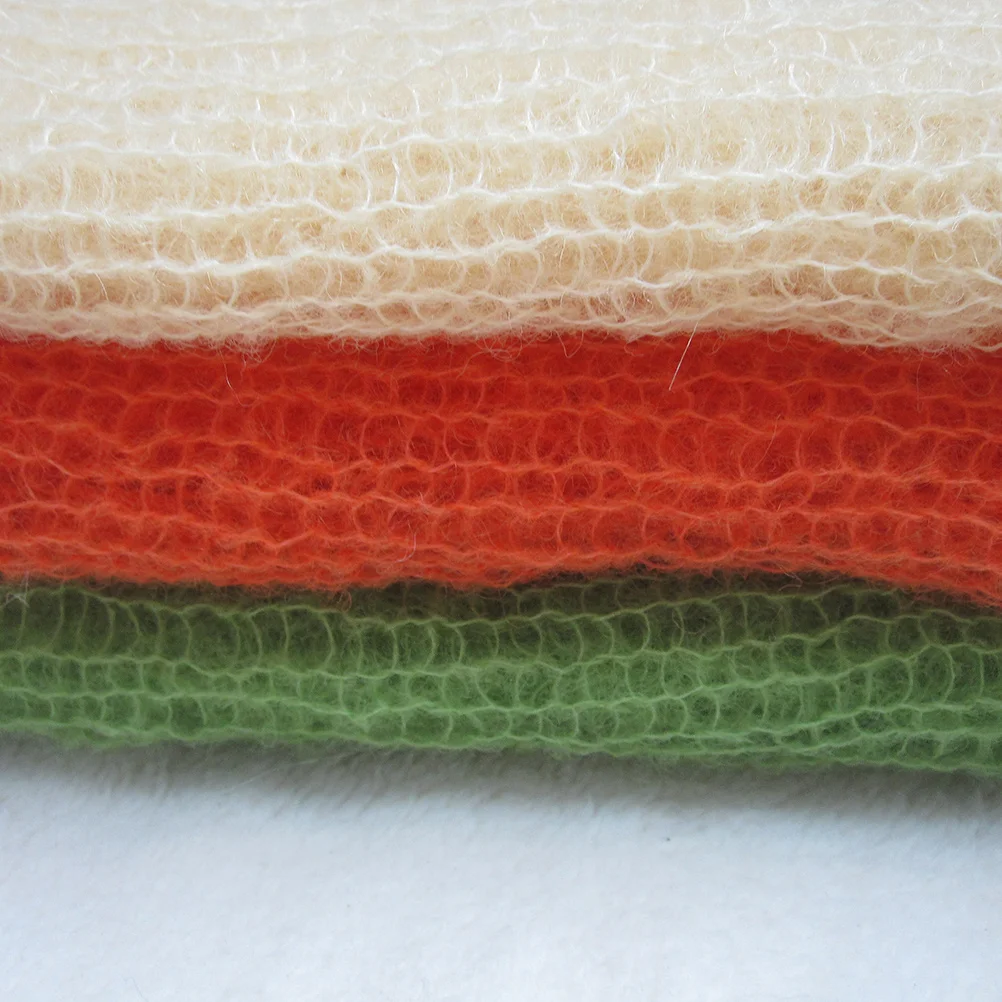 

Newborn Mohair Wrap Soft Baby Photo Prop for Photography Sessions Cozy Knit Cover Unisex Beige 1 Piece Newborn Photography Prop