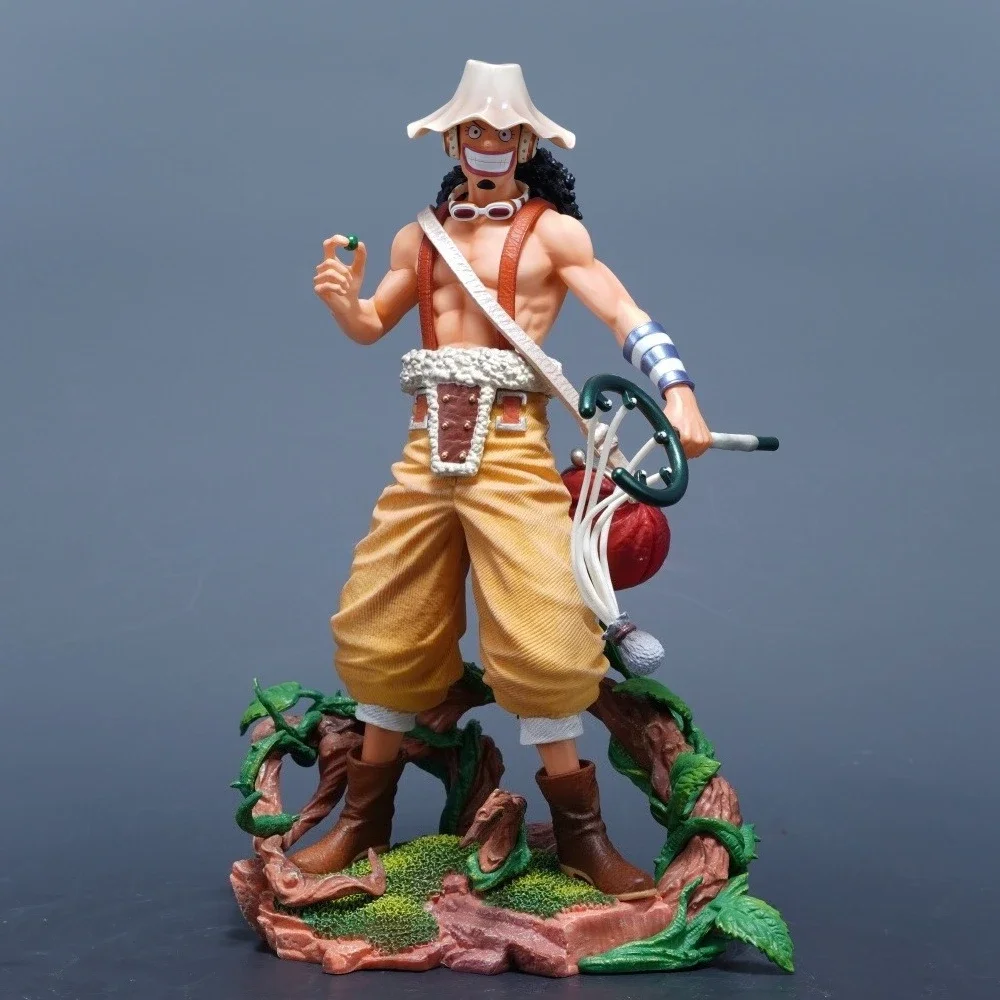 

25cm/9.84in Anime One Piece Figure Usopp Action Figures Pvc Statue Desktop Ornamen Collection Model Toys Gifts