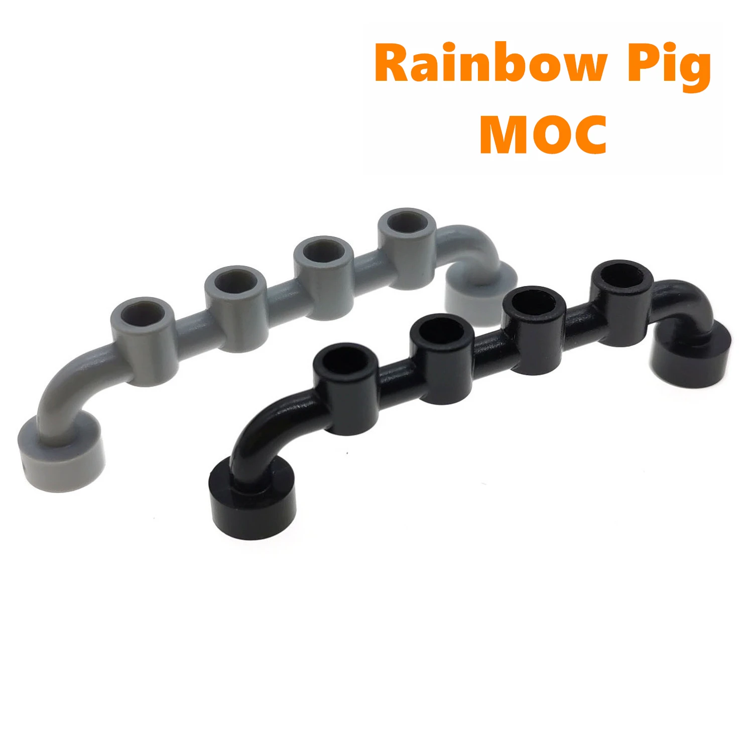 Rainbow Pig MOC Particles 6140 Bar 1x6 with Hollow Studs Building Blocks Parts DIY Enlighten Block Bricks Educational Tech Toys