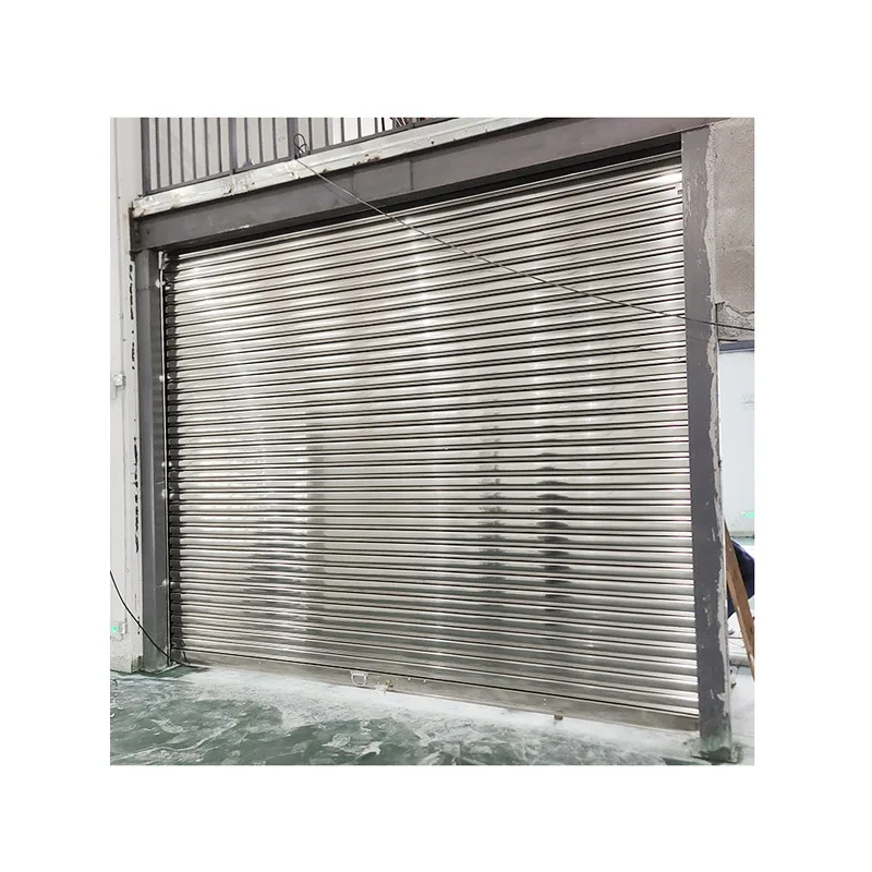 بوابة دوارة من الفولاذ المقاوم للصدأ 316 بوابة مستودع للزجاج الأمامي مضاد للسرقة بوابة دوارة كهربائية متجر النار ولف مضاد للسرقة #5